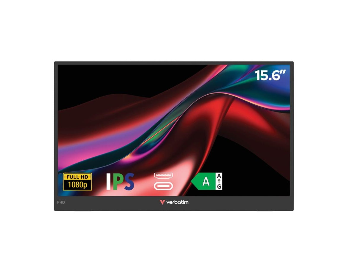 Verbatim PM-15 Portable Monitor 15.6 inch Light Series
