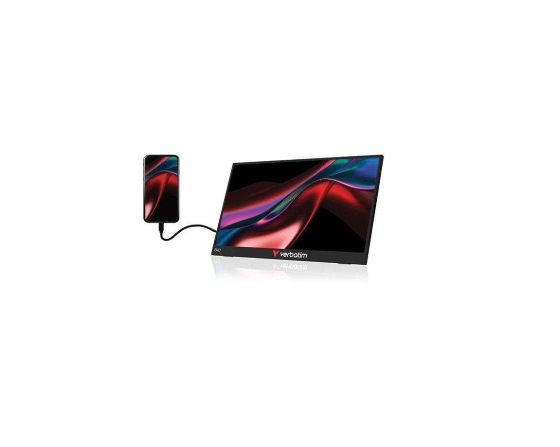 Verbatim PM-15 Portable Monitor 15.6 inch Light Series