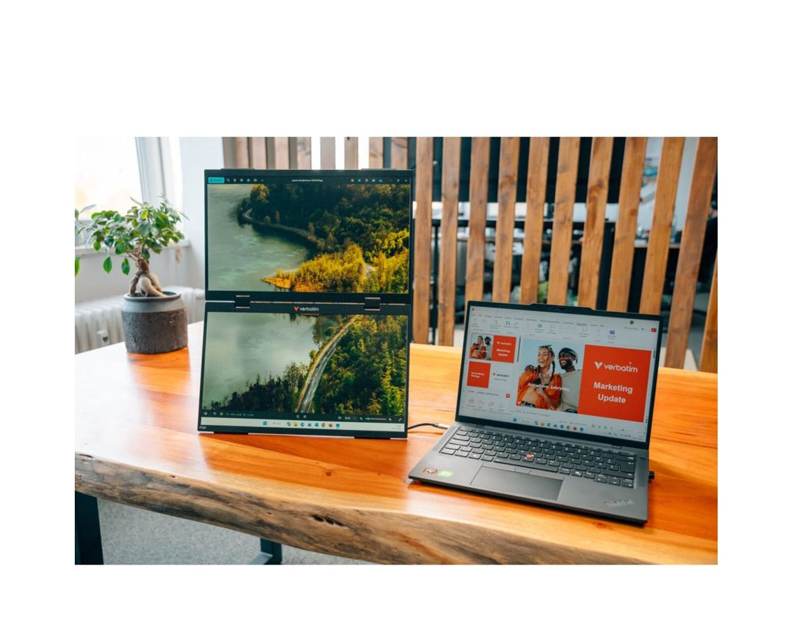 Verbatim Portable 15.6 inch Dual Monitor