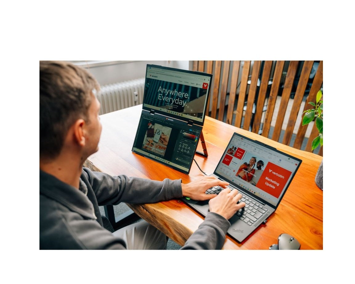 Verbatim Portable 15.6 inch Dual Monitor