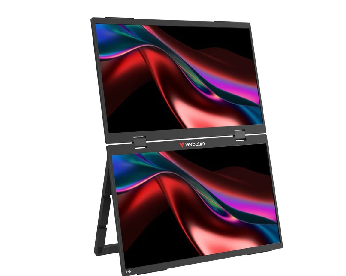Verbatim Portable 15.6 inch Dual Monitor