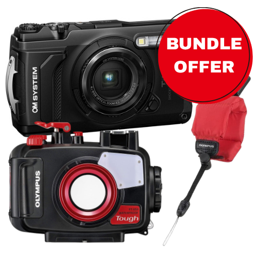 OM System Tough TG-7 Underwater Bundle (Black)