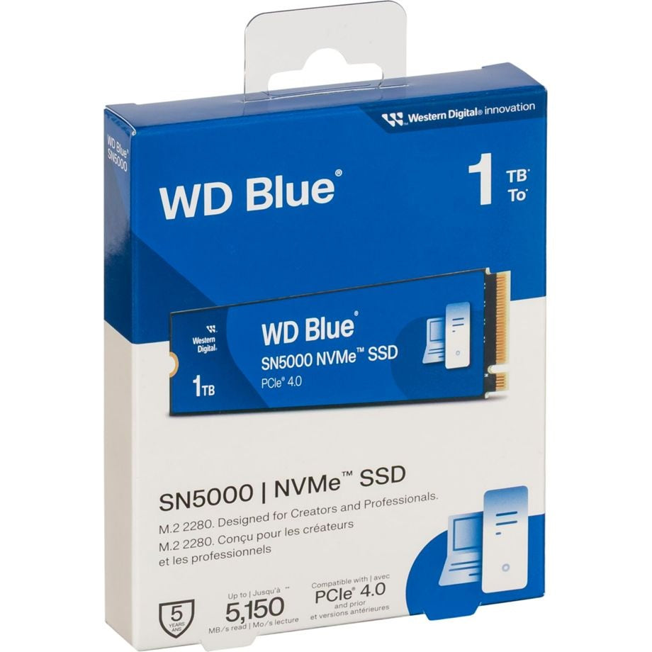 Western Digital Blue SSD 1TB M.2 2280 SN5000 WDS100T4B0E