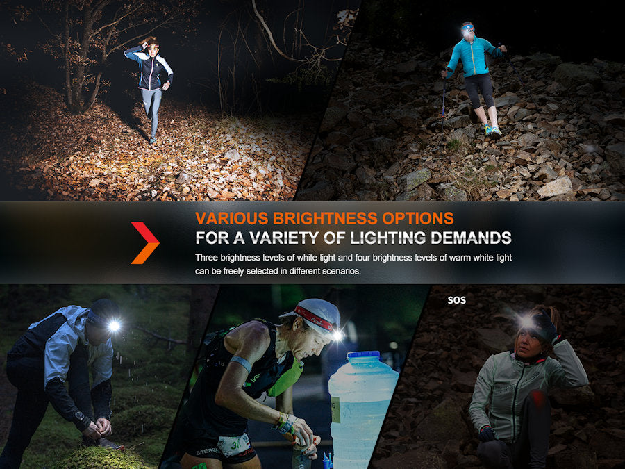 Fenix HM65R-T V2.0 Trail Running Headlamp Nebula