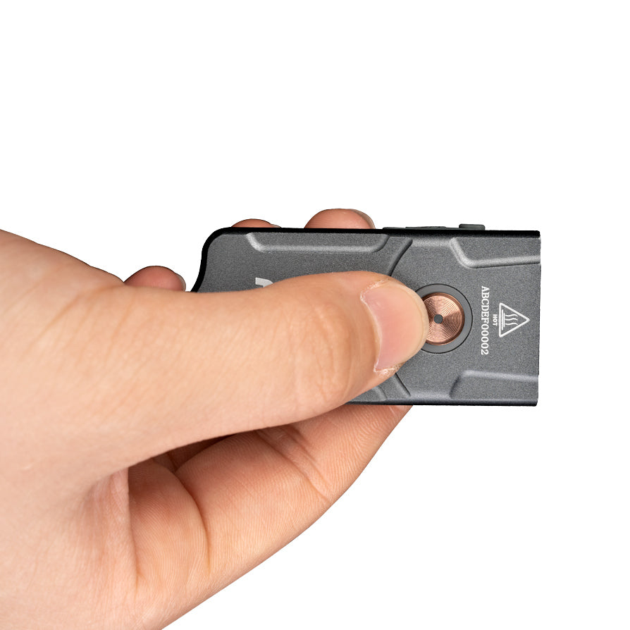 Fenix E03R v2.0 Keychain Light Grey