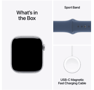 Apple Watch 10 42mm Denim Sport Band S/M MWWA3