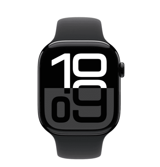 Apple Watch 10 46mm Black Sport Band M/L MWWQ3