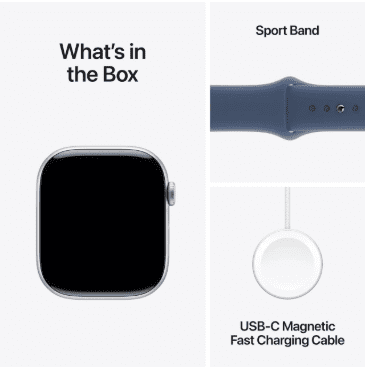 Apple Watch 10 46mm Denim Sport Band M/L MWWM3