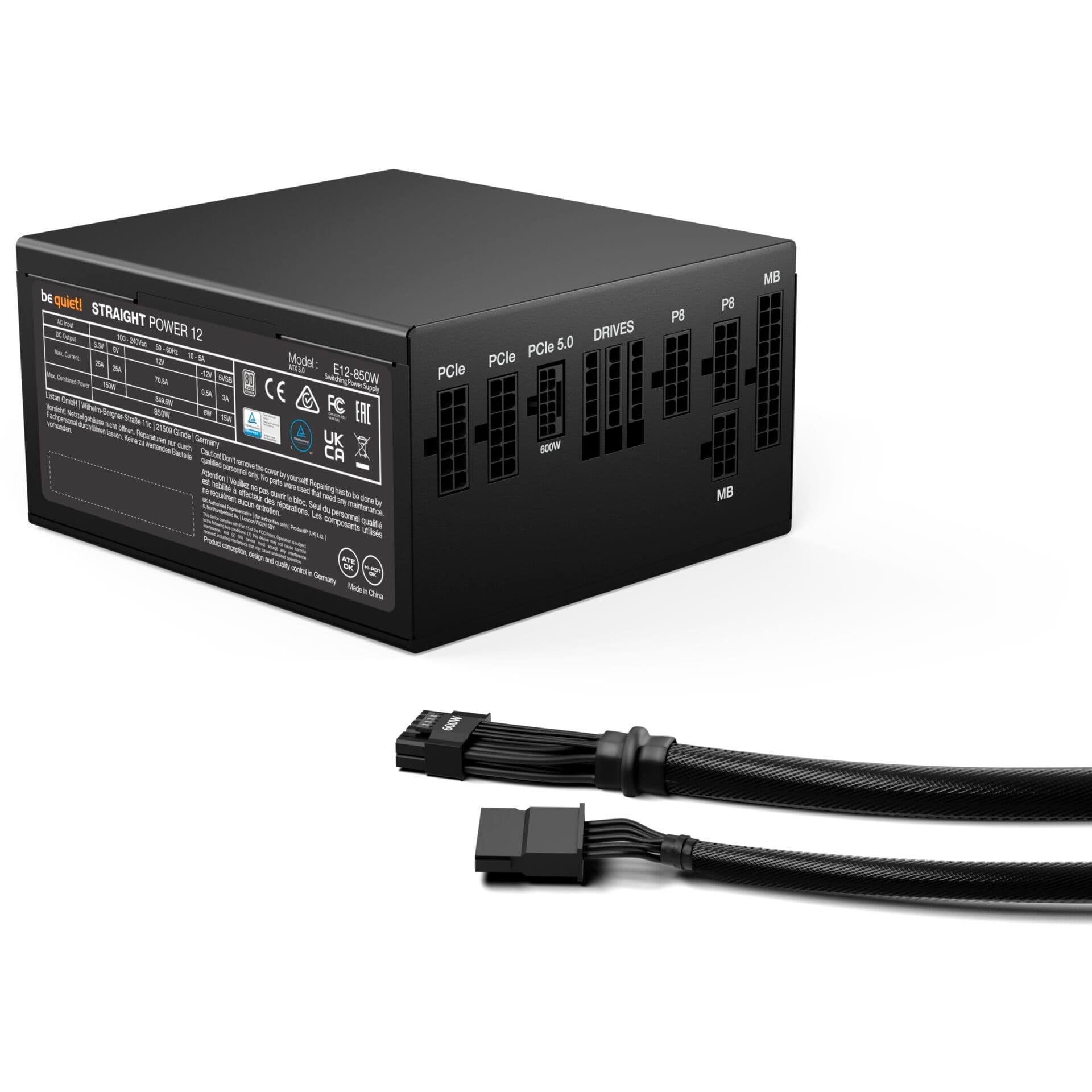 be quiet! STRAIGHT POWER 12 850W Power Supply