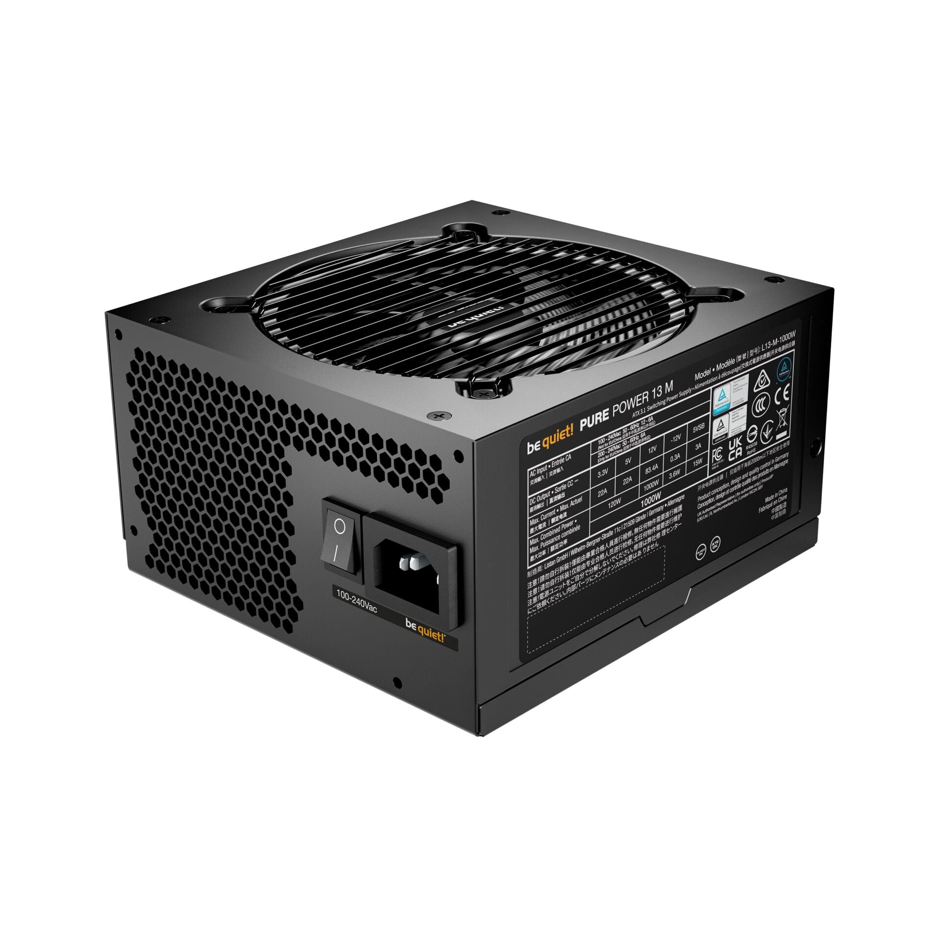 be quiet! Pure Power 13 M 1000W Power Supply