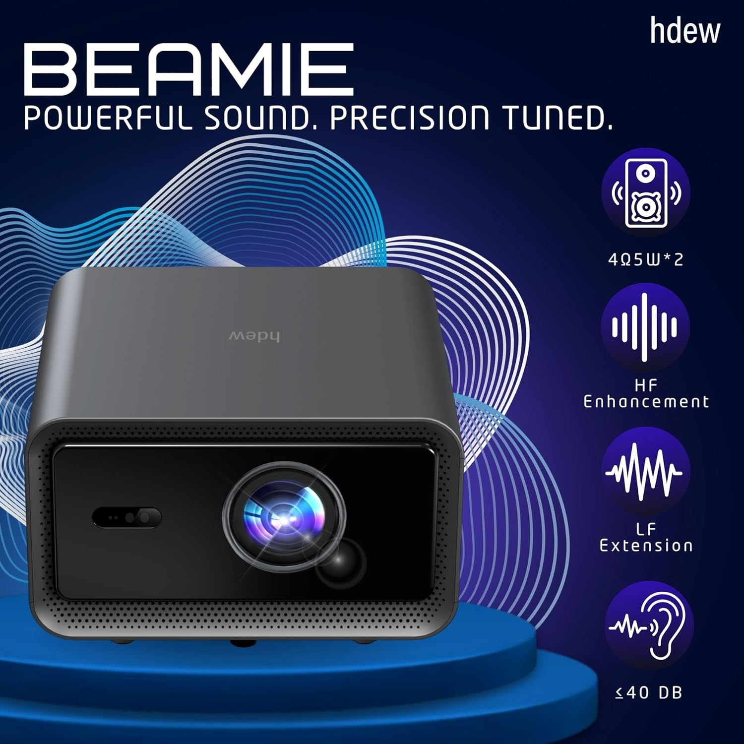 HDEW Beamie Mini Projector