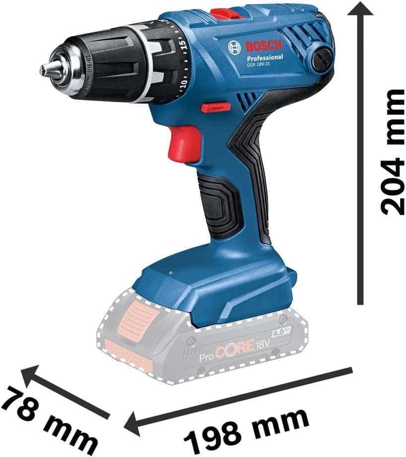 Bosch GSR 18V-21 Cordless Drill Driver