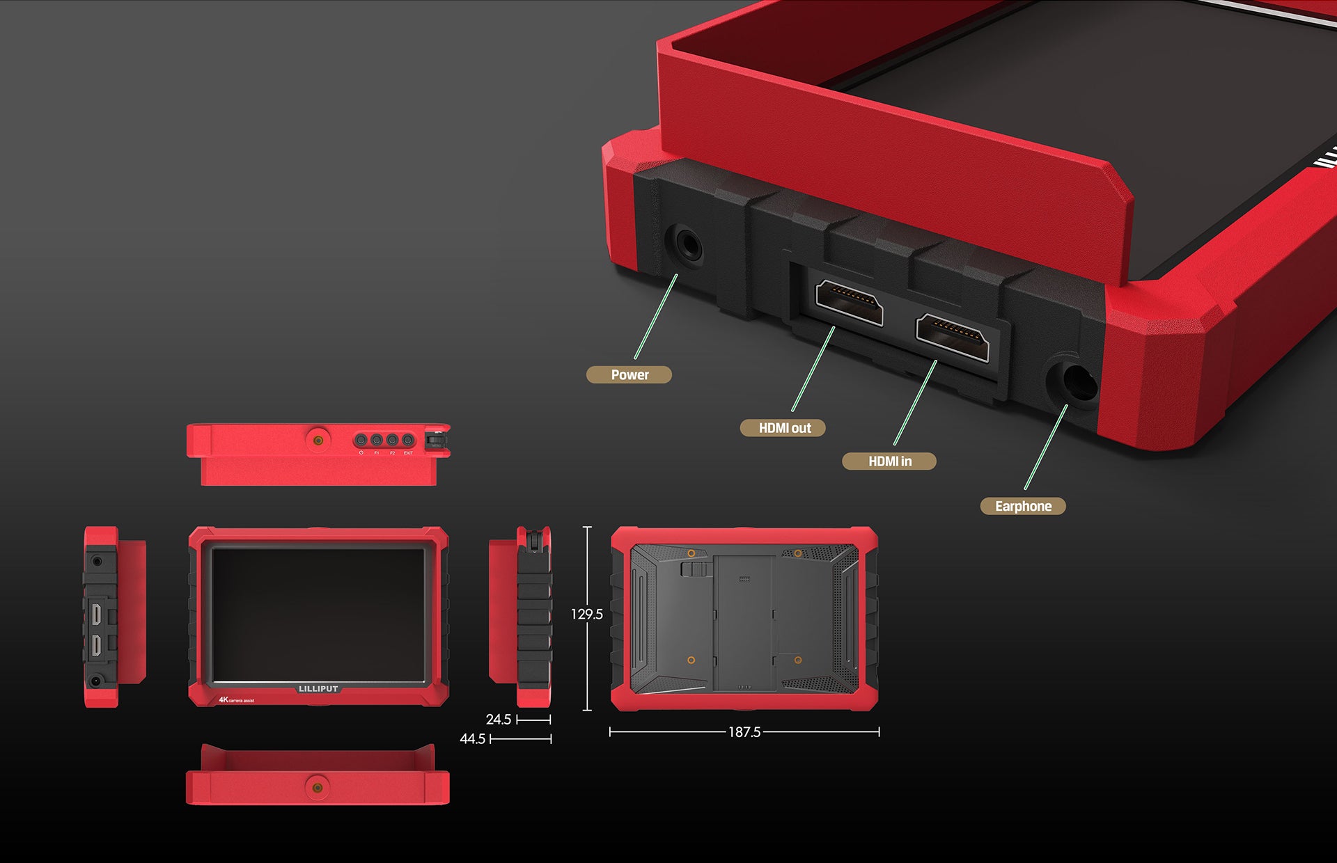 Lilliput A7s - 7" 4K HDMI Field Monitor