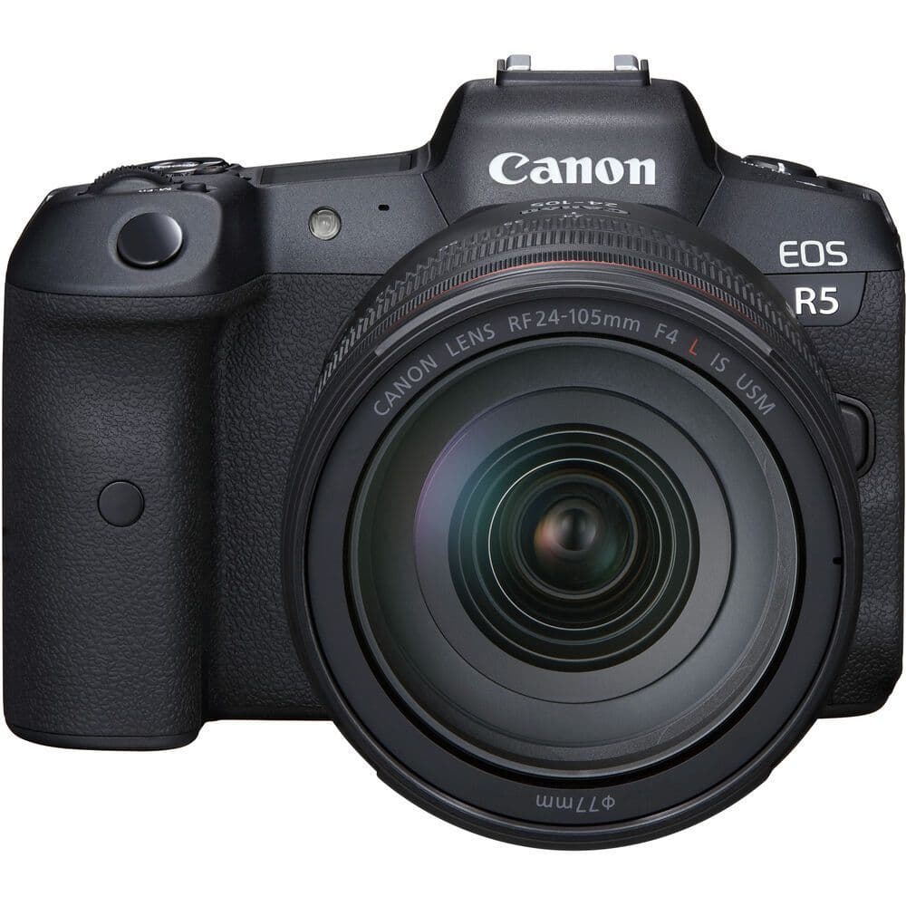 Canon EOS R5 Kit (RF 24-105 f/4L) with adapter