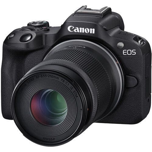 Canon EOS R50 kit (18-45)(55-210) Black (with adapter)