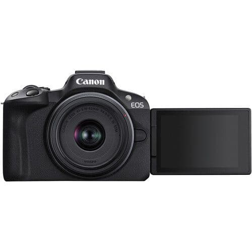 Canon EOS R50 kit (18-45)(55-210) Black (with adapter)
