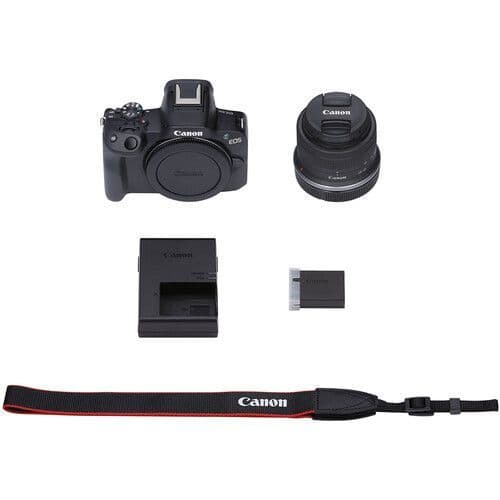 Canon EOS R50 kit (18-45) Black (with adapter)
