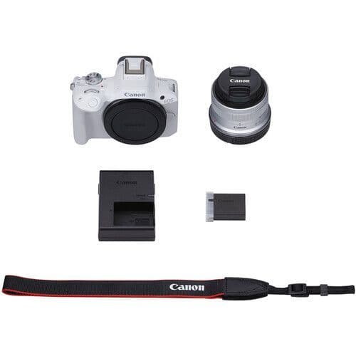 Canon EOS R50 kit (18-45) White (no adapter)