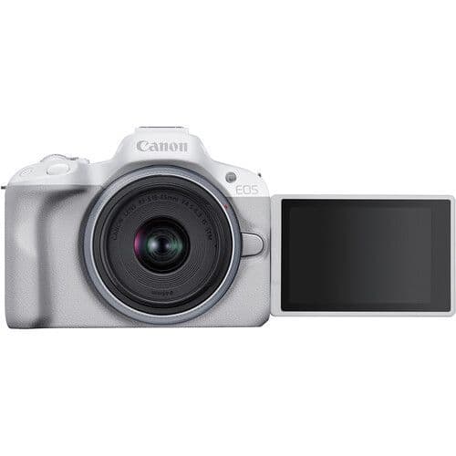 Canon EOS R50 kit (18-45) White (with adapter)