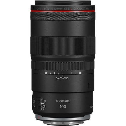 Canon RF 100mm f/2.8L Macro IS USM Lens (Open Box)