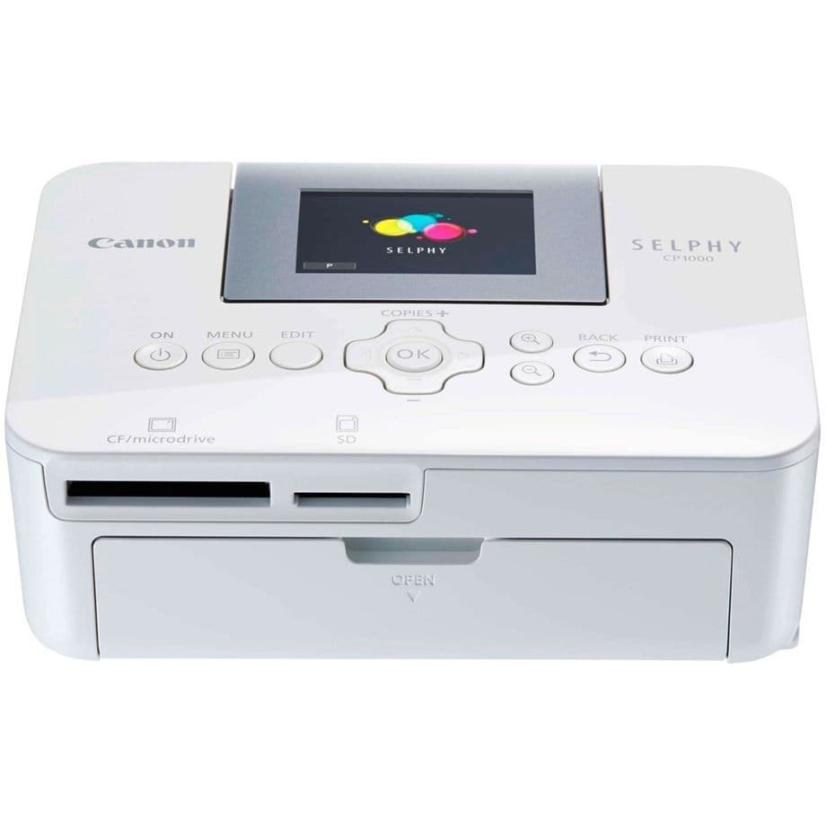 Canon Selphy CP-1000 Compact Photo Printer - White