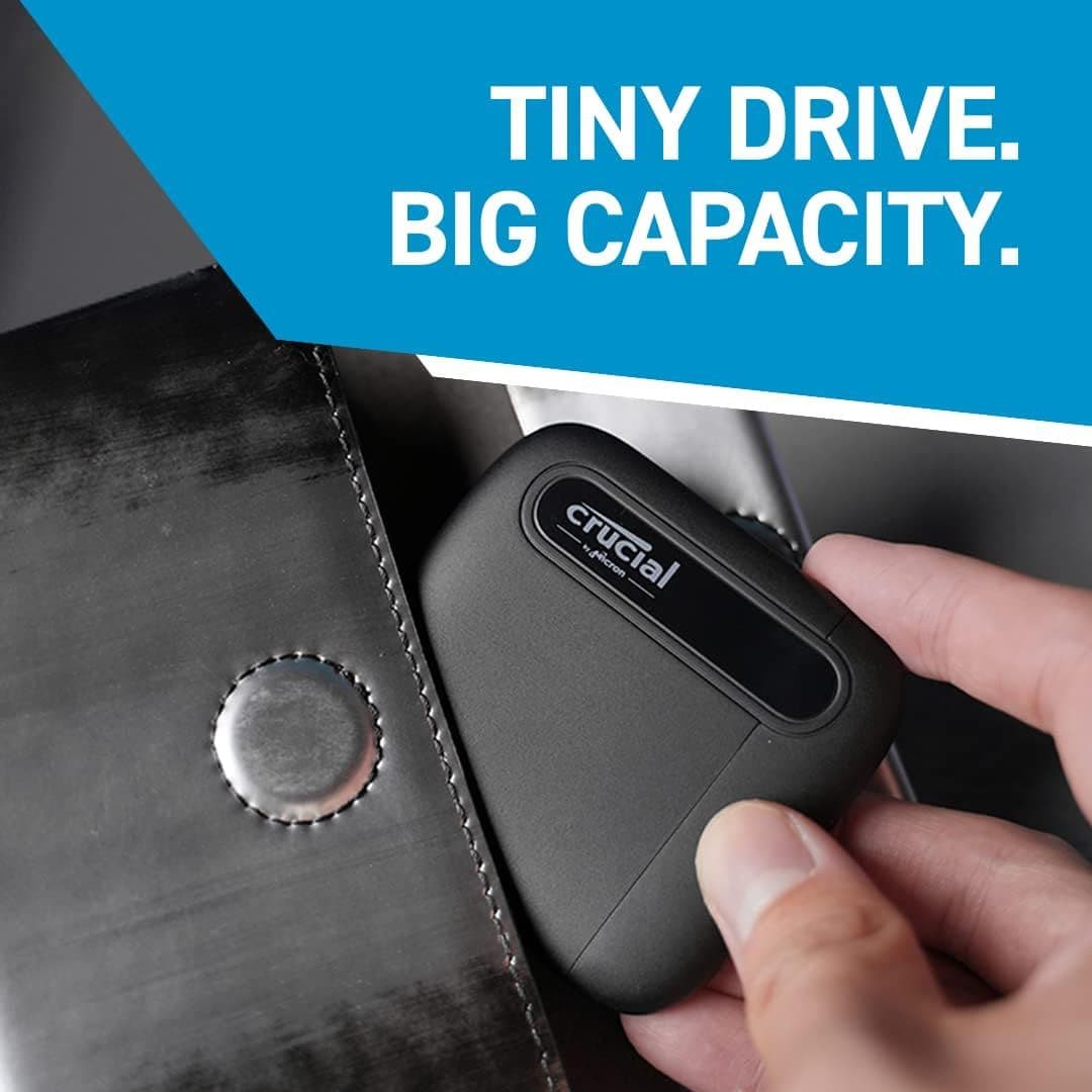 Crucial portable SSD X6 2000GB USB 3.1 Gen 2 Type-C