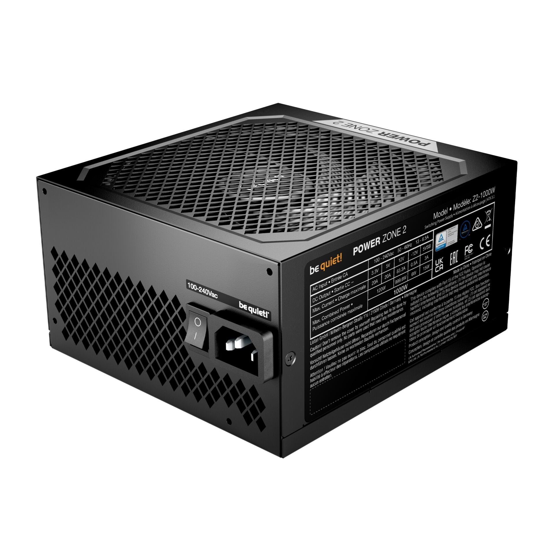 be quiet! POWER ZONE 2 1.000W Power Supply