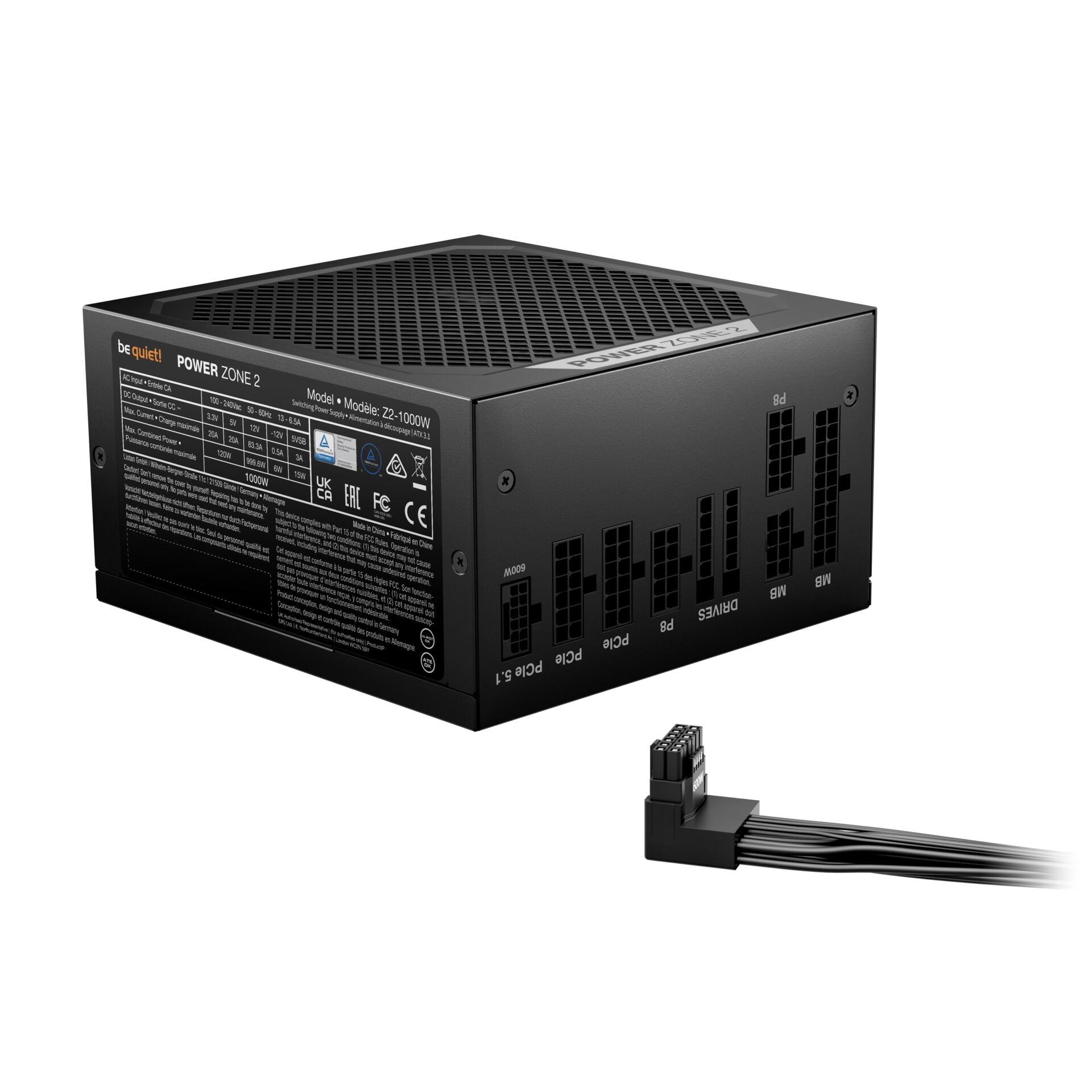 be quiet! POWER ZONE 2 1.000W Power Supply