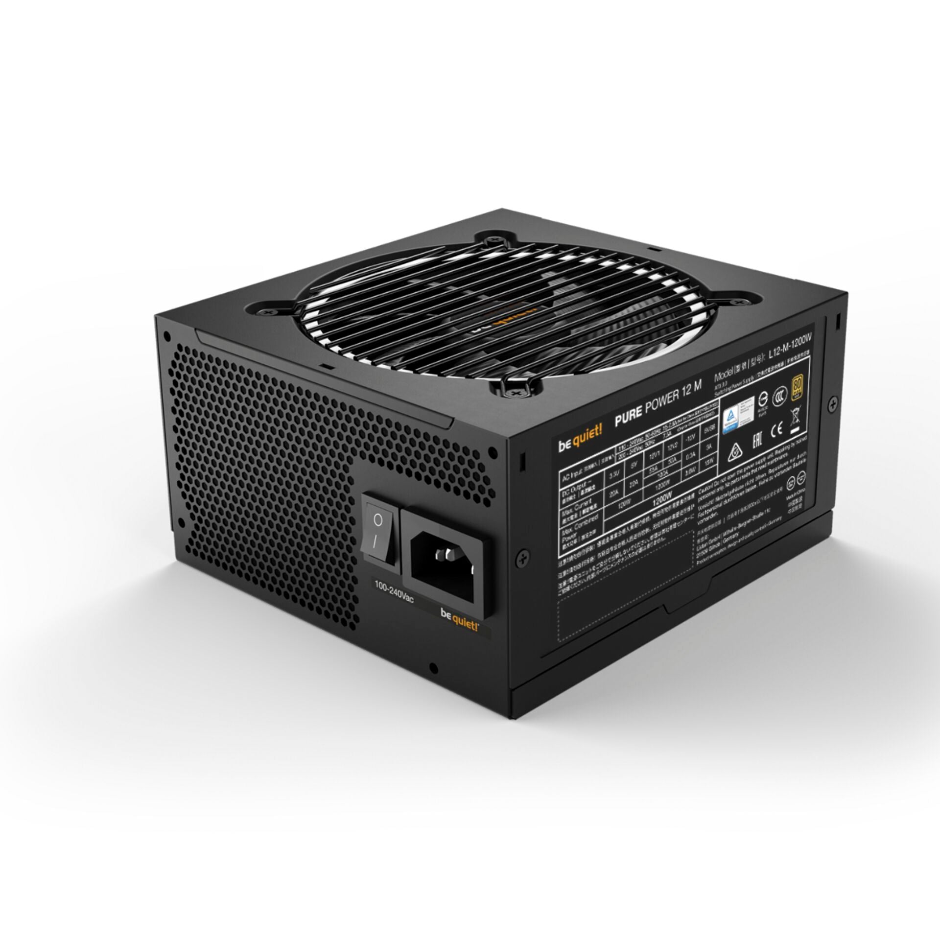 be quiet! Pure Power 12 M 1200W Power Supply