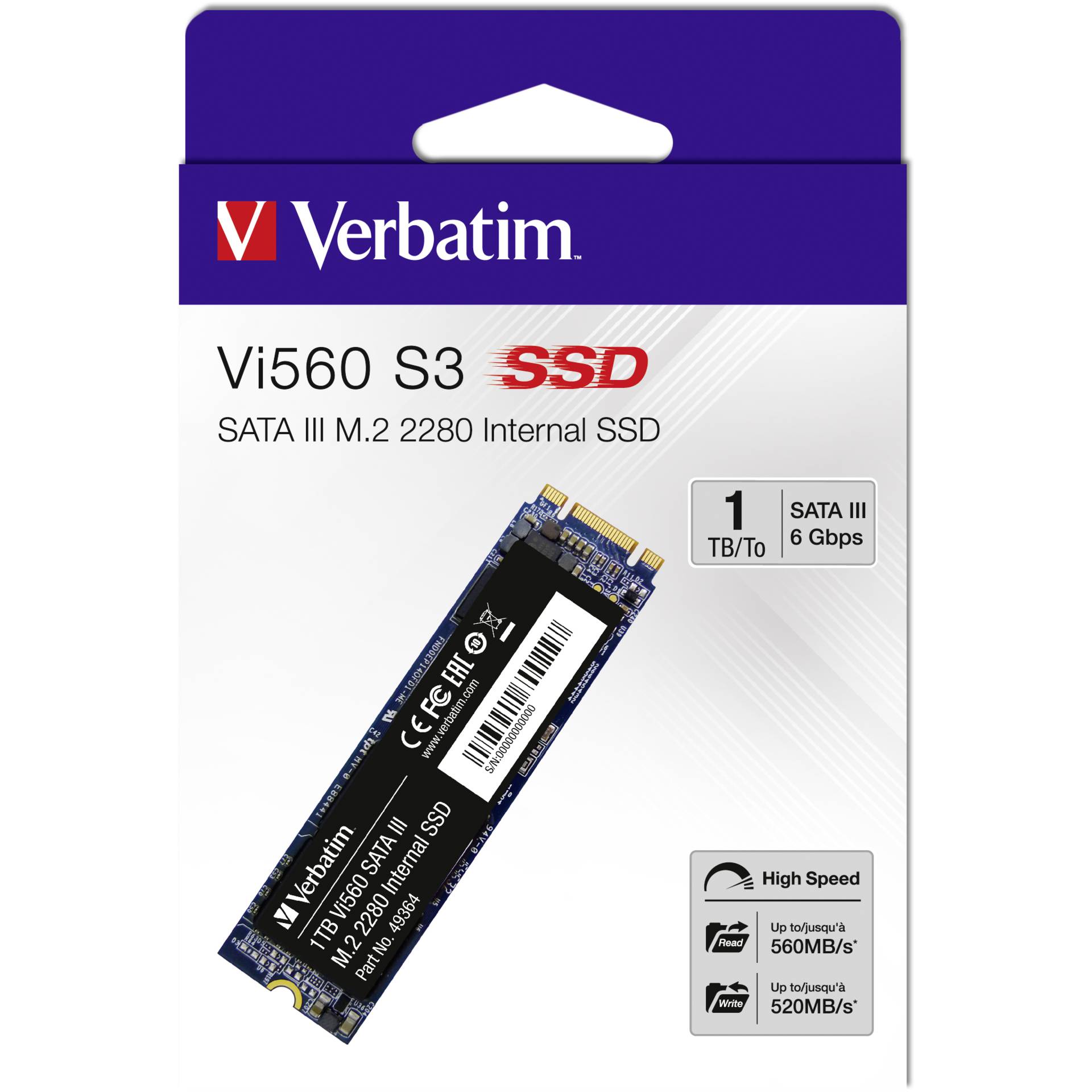 Verbatim Vi560 S3 M.2 SSD 1TB