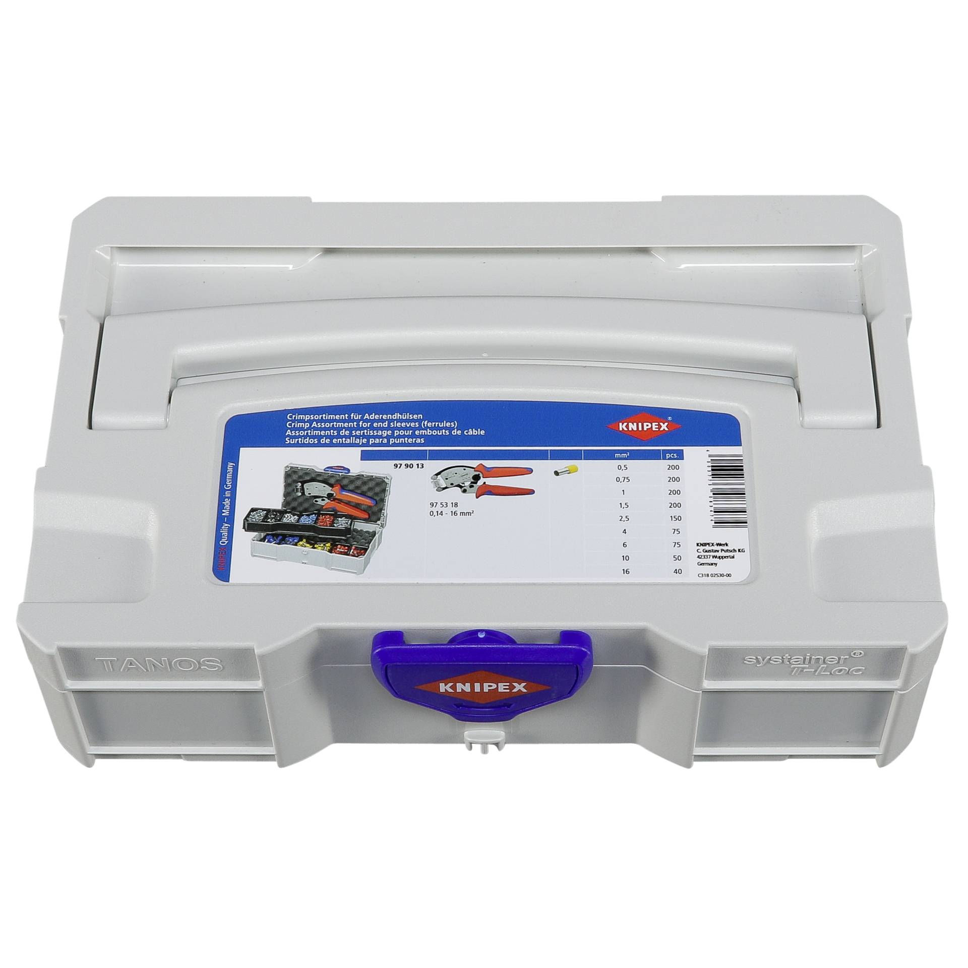 KNIPEX Ferrule Assortment Twistor 16