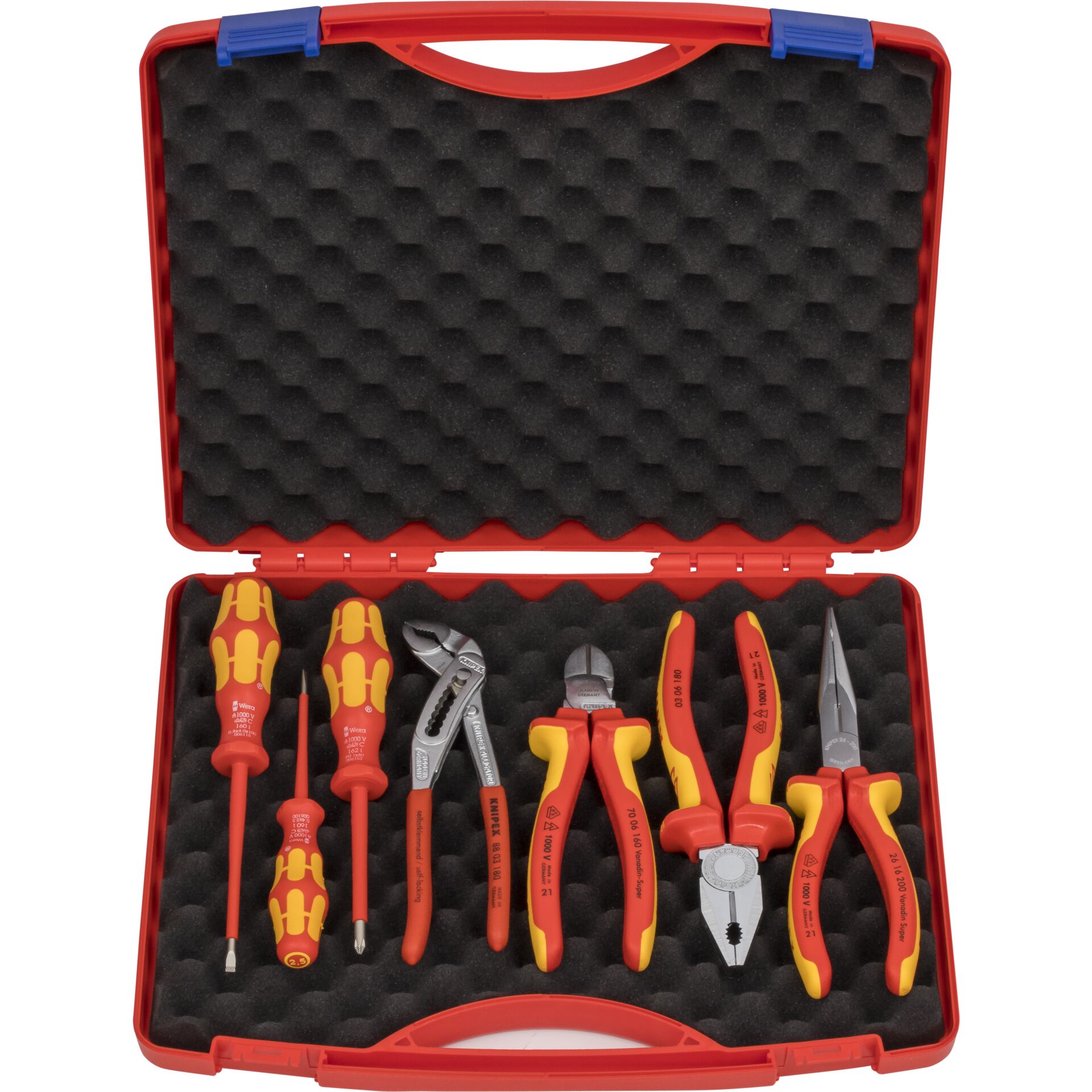 KNIPEX Tool Box "Red" Electro set 2