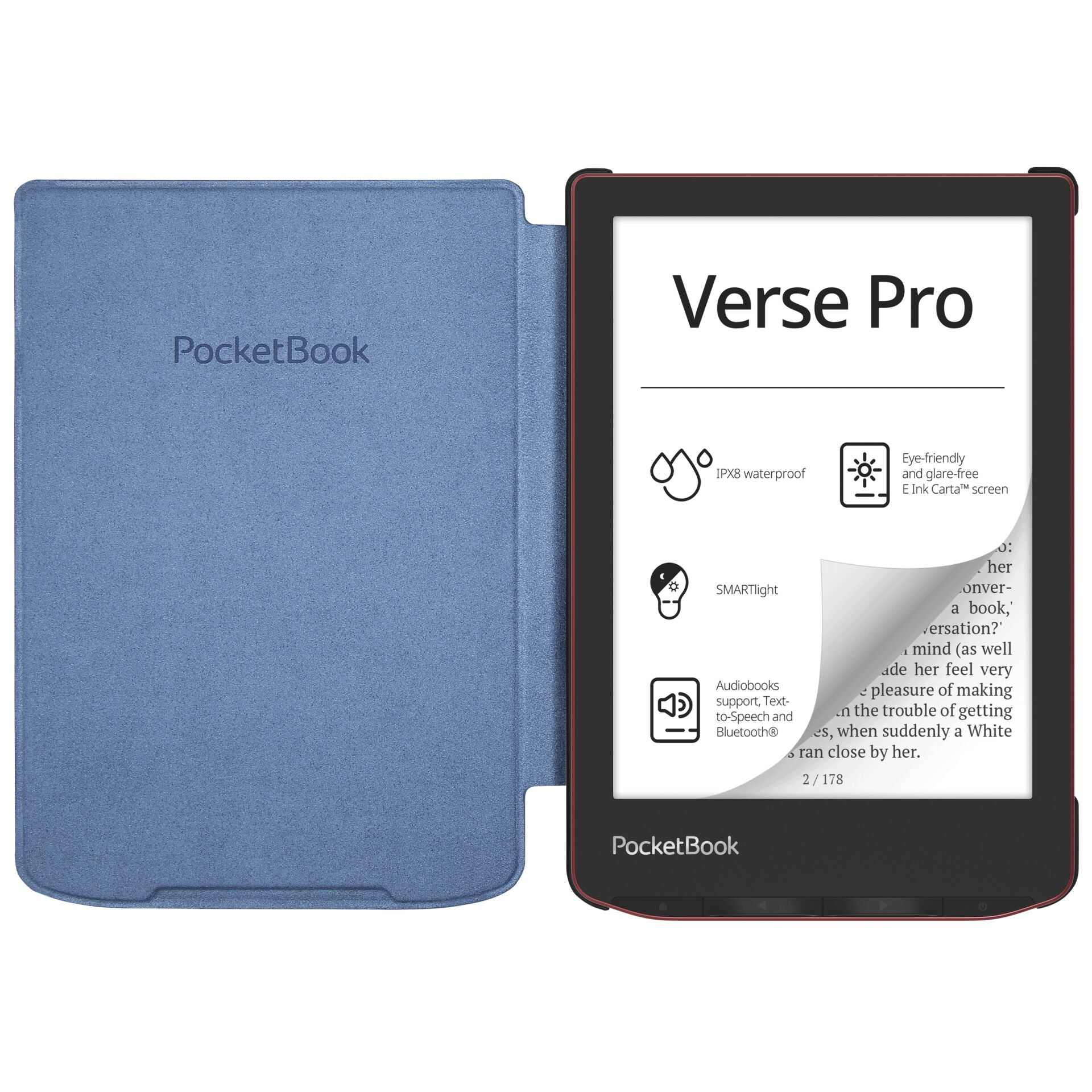 PocketBook Shell - Blue Cover for Verse / Verse Pro