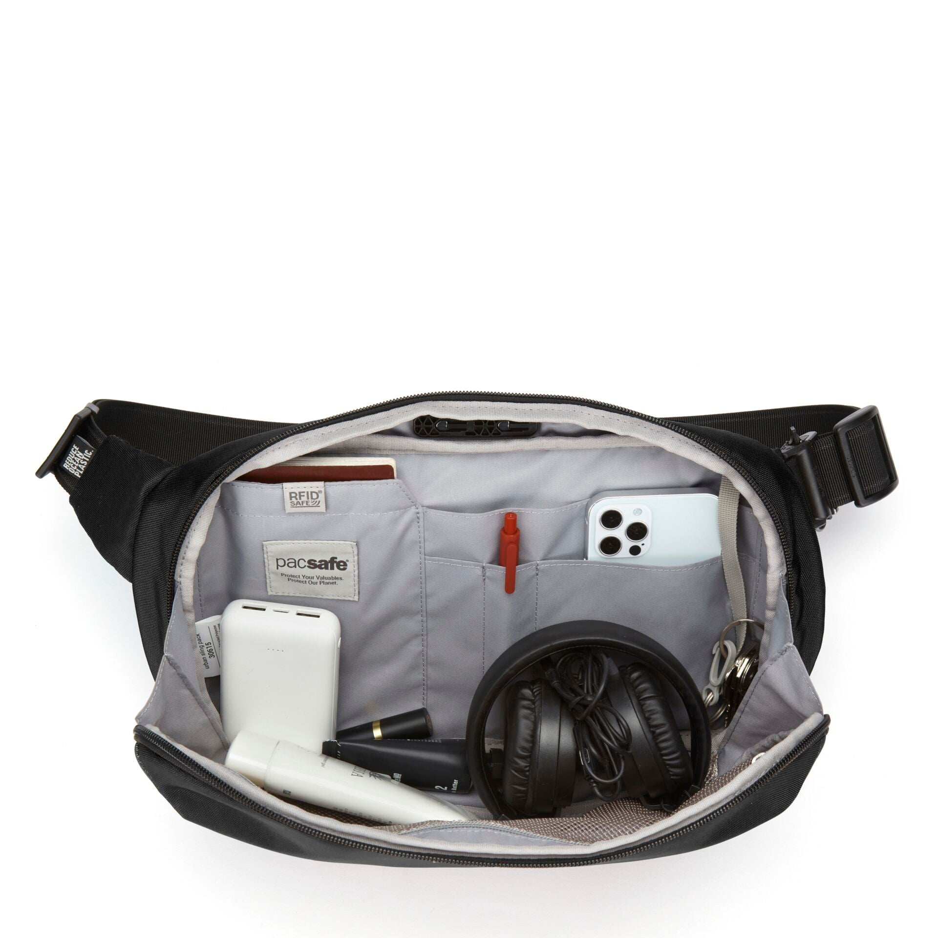 Pacsafe V urban sling schwarz