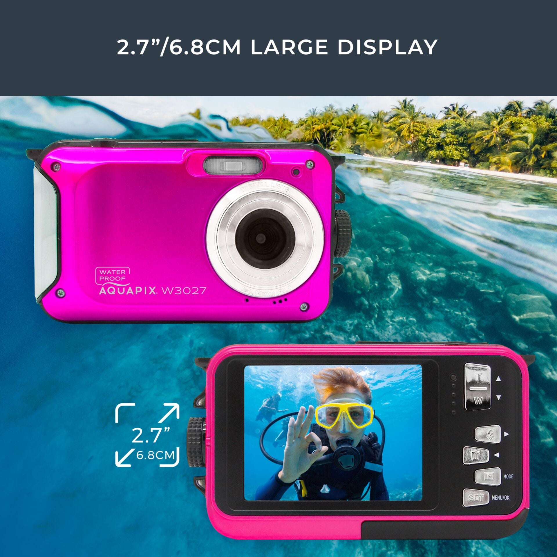 Easypix Aquapix W3027 Wave Pink