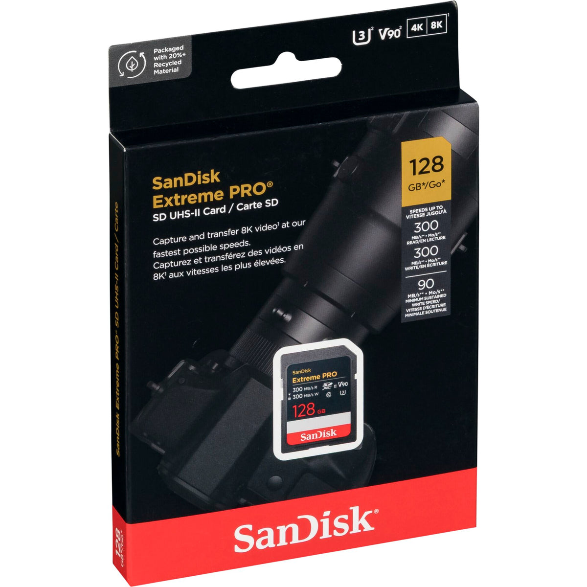 SanDisk ExtremePRO SDXCV90 128GB 300MB UHS-II
