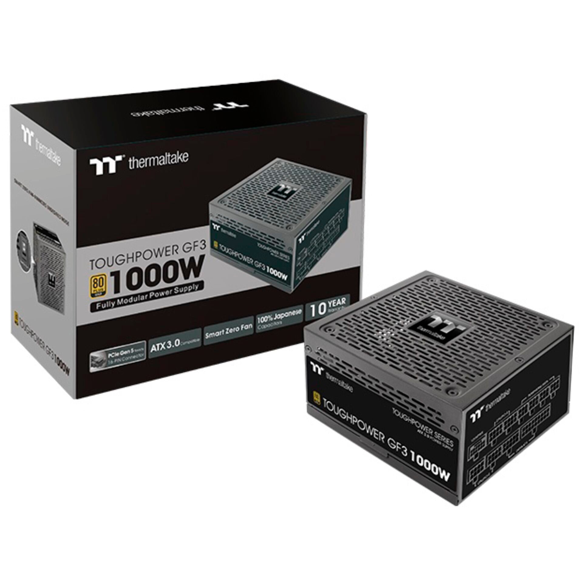 Thermaltake Toughpower GF3 1000W 80+ Gold Modular ATX Power Supply
