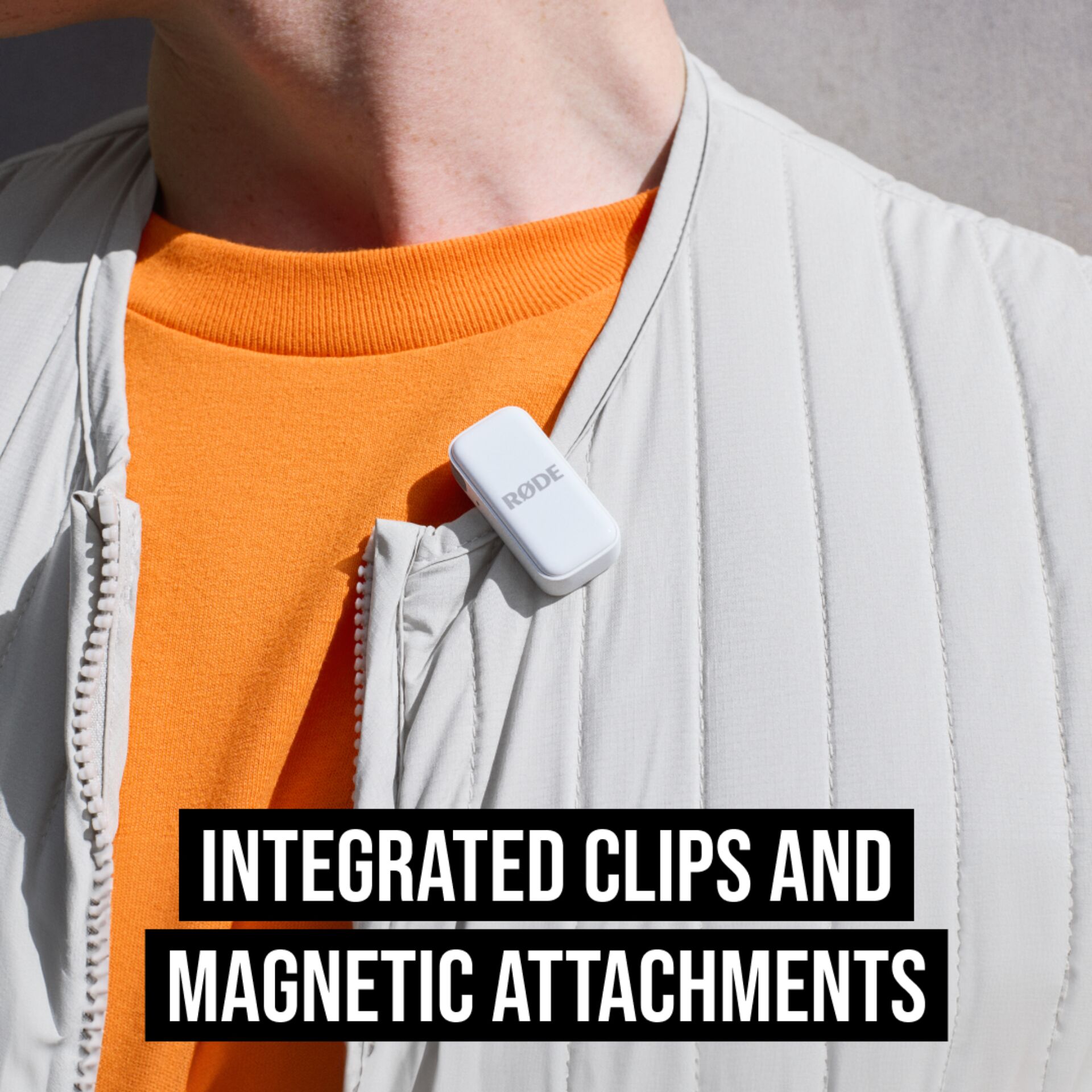 Rode Wireless Ultra-Compact Lightning Microphone - White