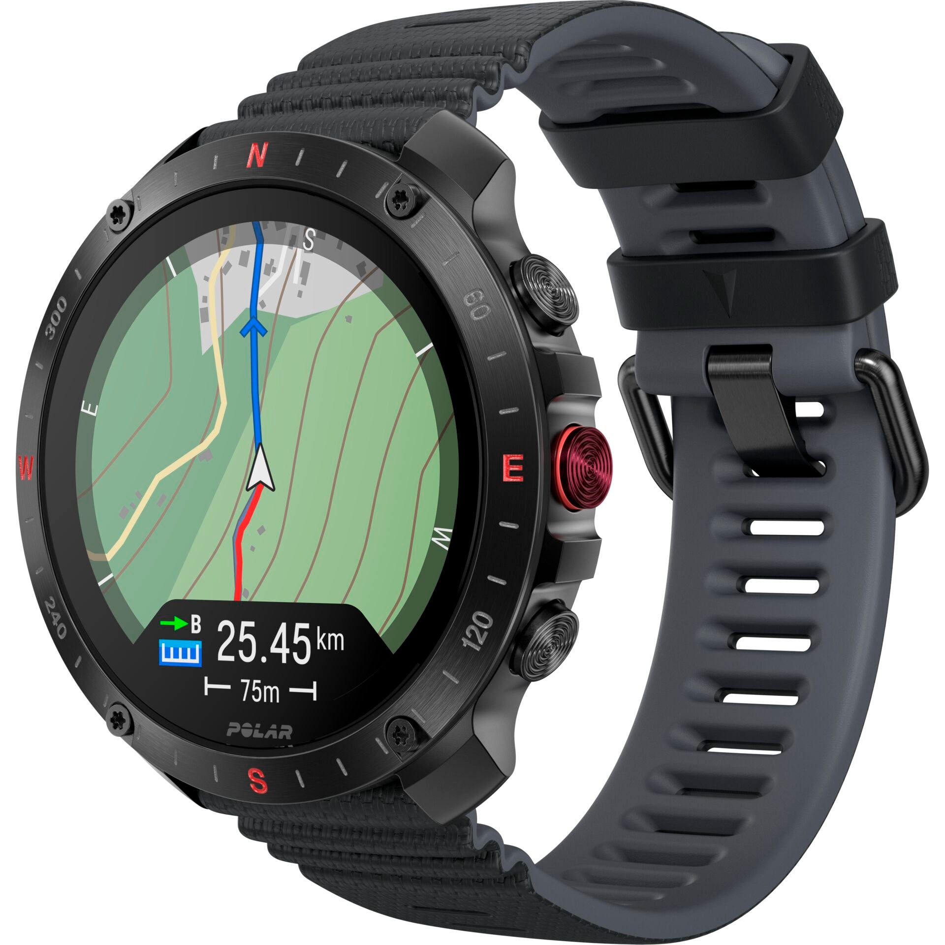 Polar Grit X2 Pro HR Bundle - Night Black