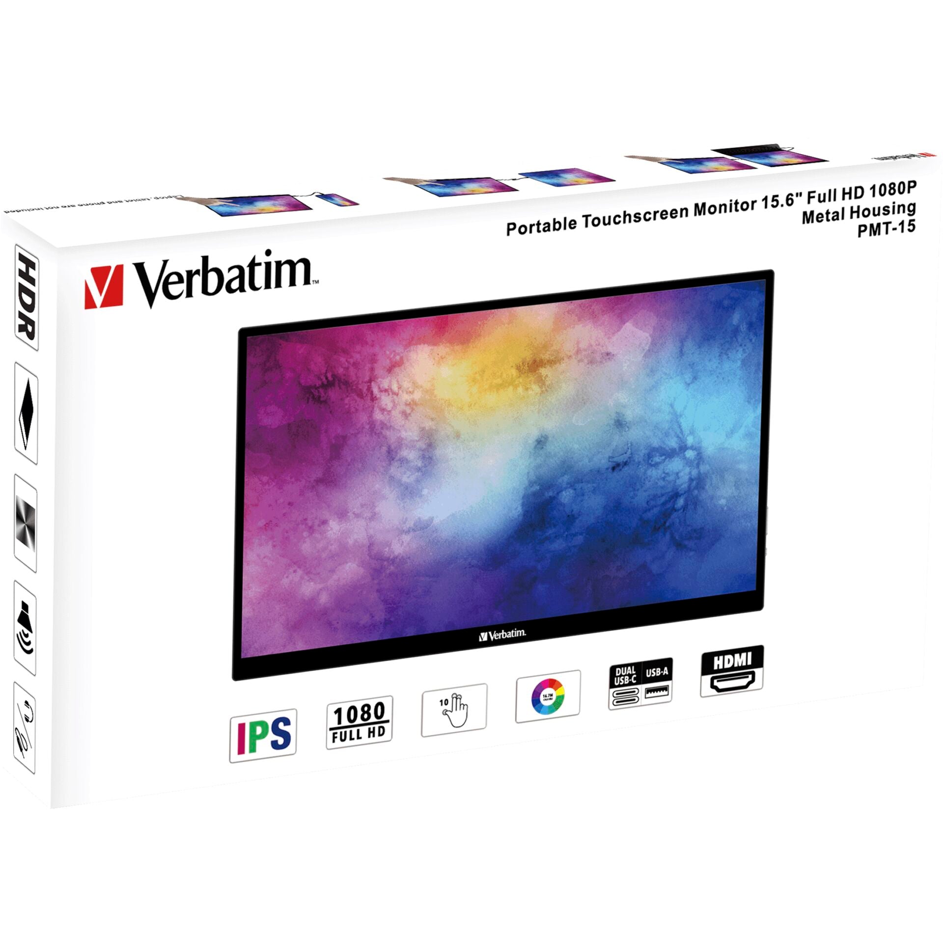 Verbatim Portable Touchscreen 15" Monitor