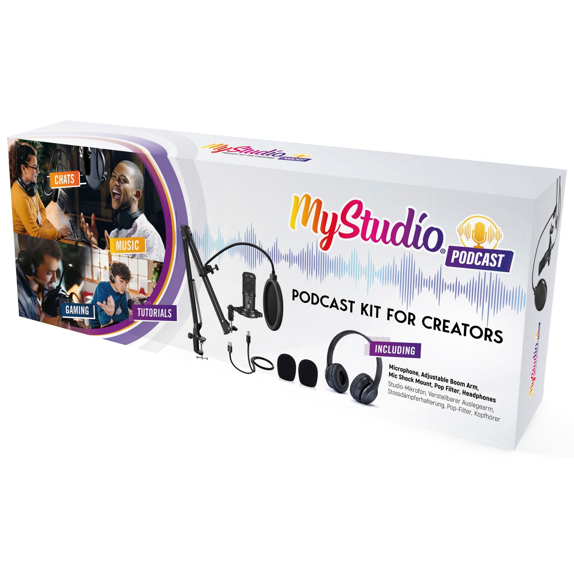 Easypix MyStudio Podcast Kit for Creators