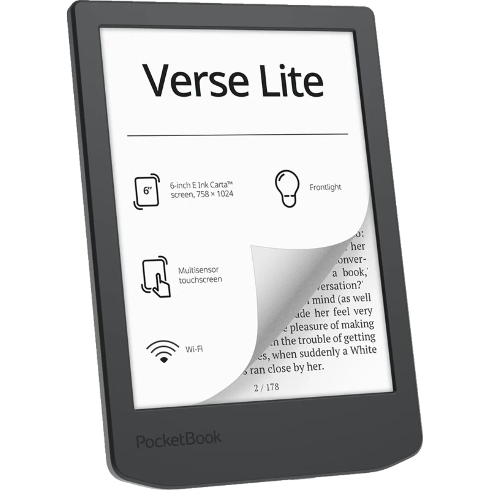 PocketBook Verse Lite Midnight Grey