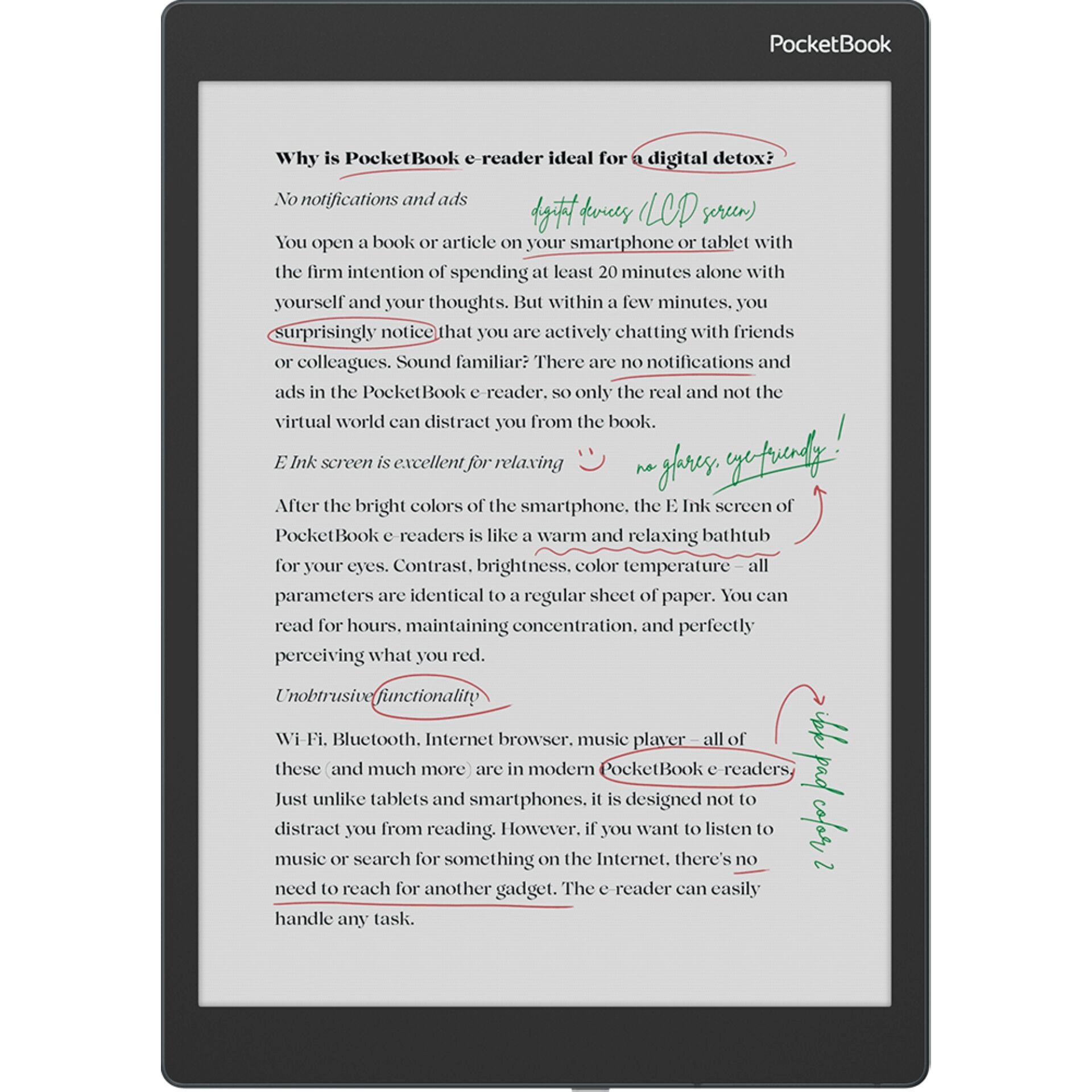 PocketBook Color Note Stormy Sea (Open Box)