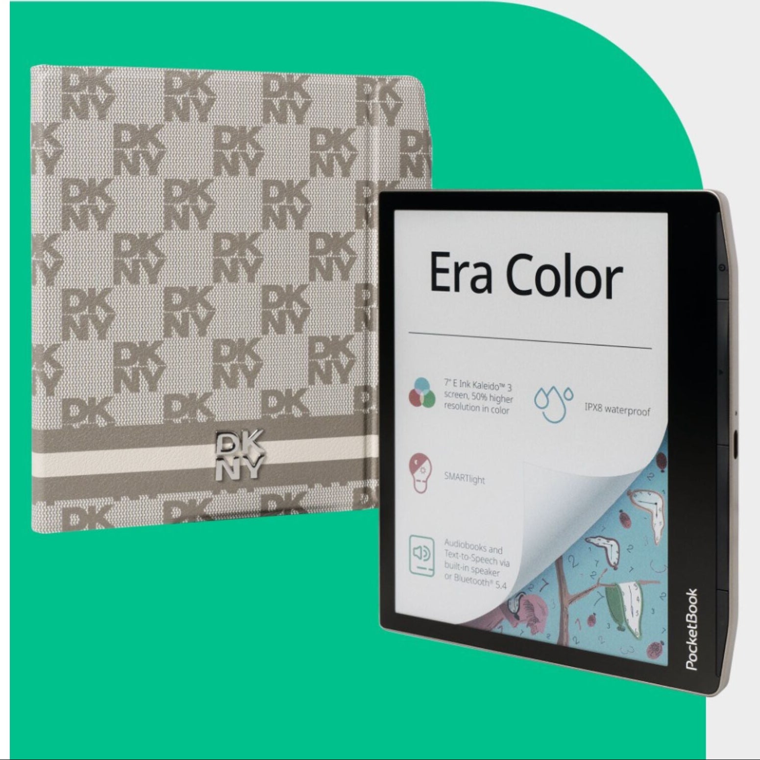 PocketBook Era Color Bundle - DKNY Smoky Beige