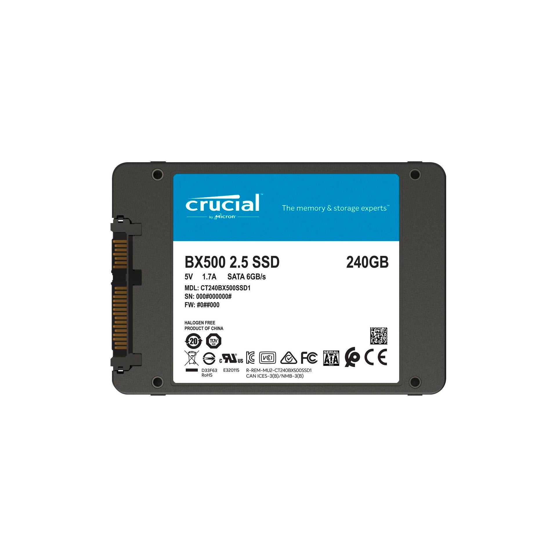 Crucial 240GB BX500 2.5" Internal SSD