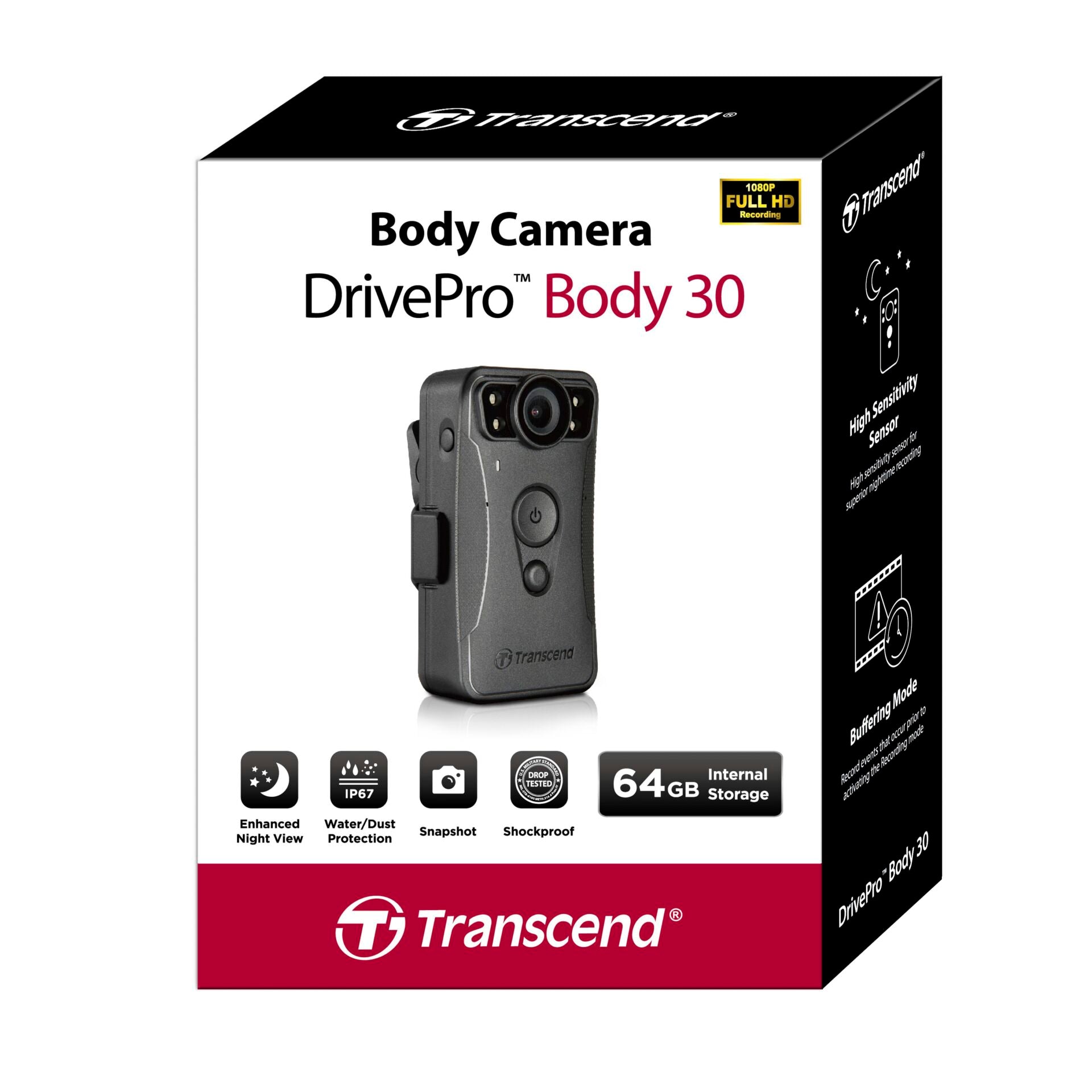 Transcend DrivePro Body 30 64GB