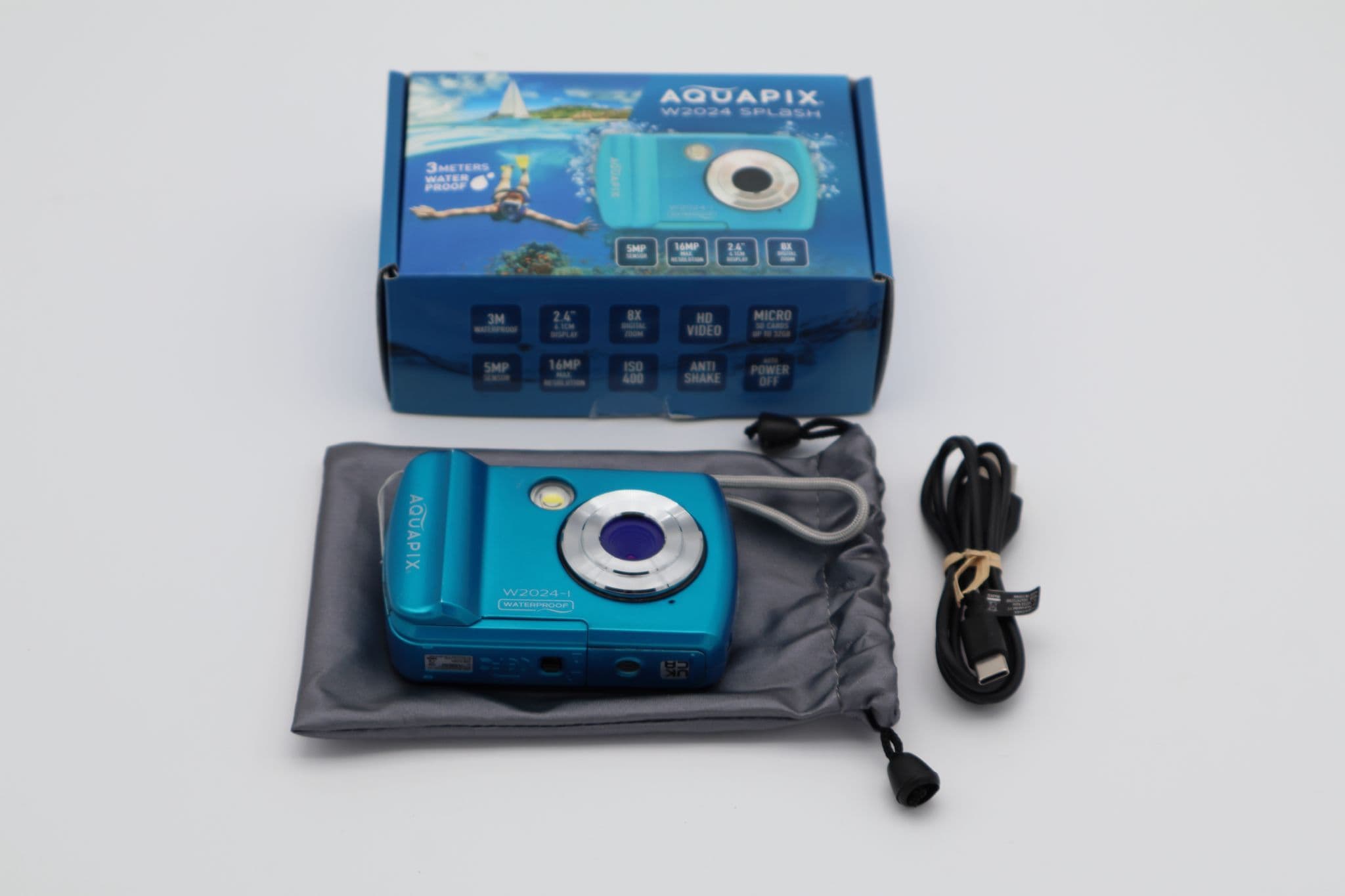 Easypix Aquapix splash Iceblue (Open Box)