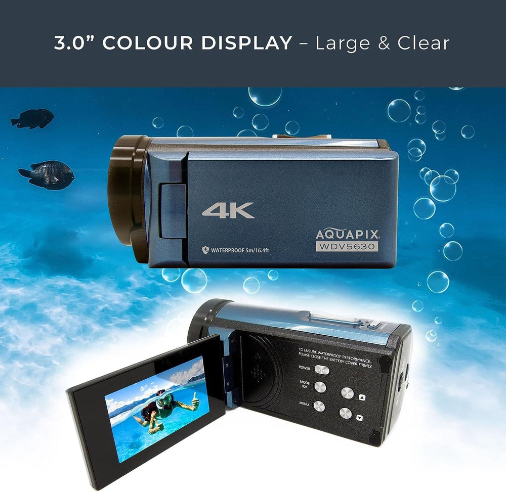 Easypix Aquapix WDV5630 GreyBlue Camcorder