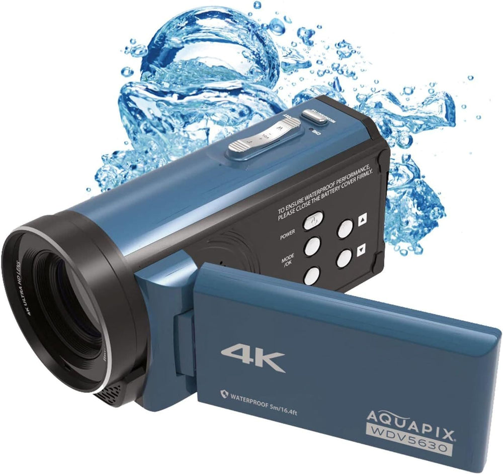 Easypix Aquapix WDV5630 GreyBlue Camcorder (Open Box)