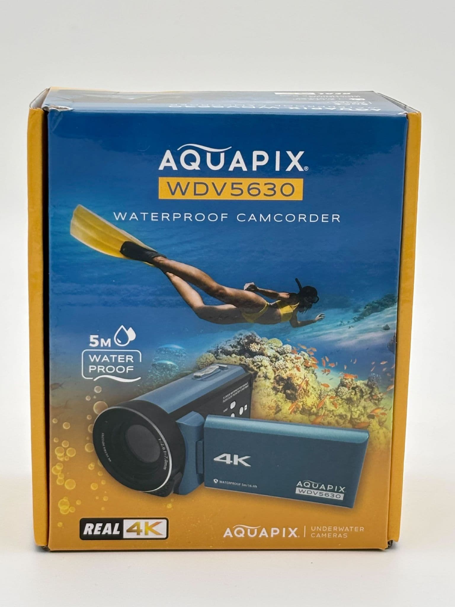 Easypix Aquapix WDV5630 GreyBlue Camcorder (Open Box)